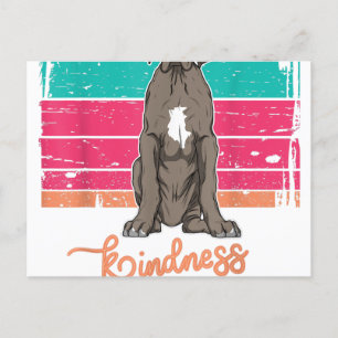 Great Dane Men & Woman Announcement Postcard