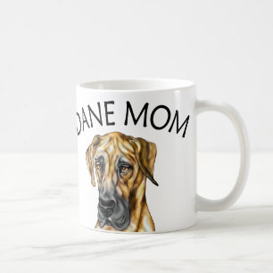 Great Dane Mom Brindle UC Coffee Mug