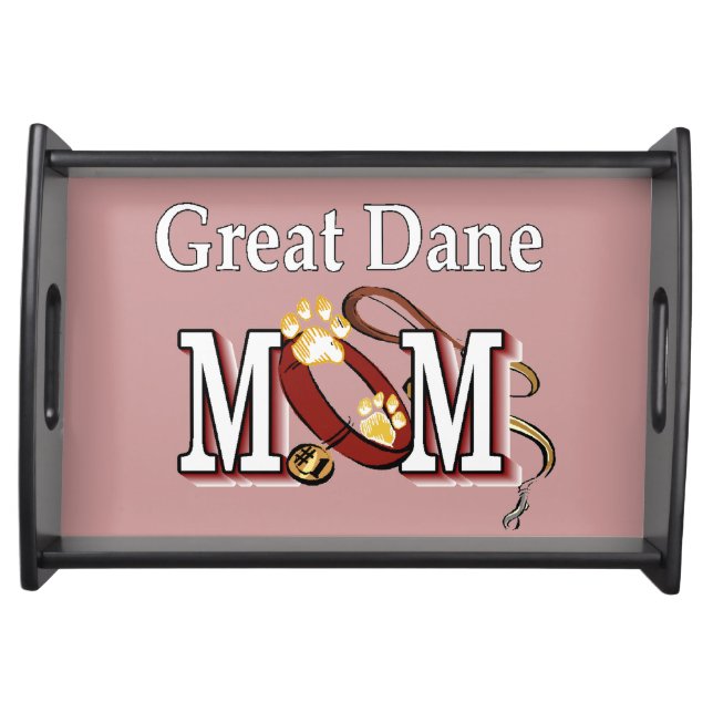 Great Dane Mom Serving Tray (Front)