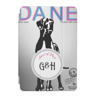 Great Dane monogramed and special magazine style iPad Mini Cover