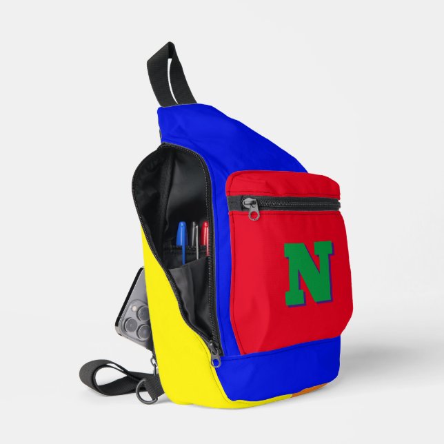 Great Dane Monogramed Duffle Bag (Open)
