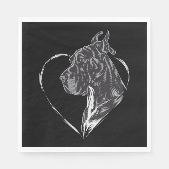 Great Dane  Napkins (Front)