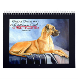 Great Dane Natural Ears Calendar