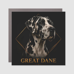 Great Dane Noble Giant Collection Car Magnet