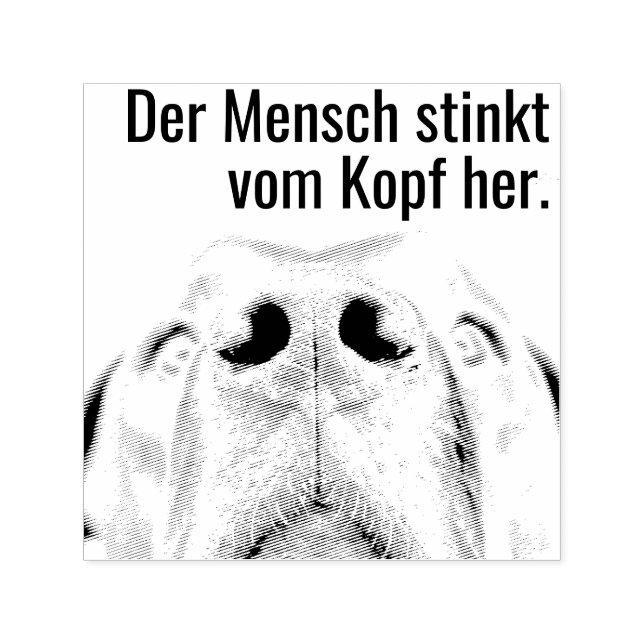 Great Dane Nose Quote Stamps (Design)