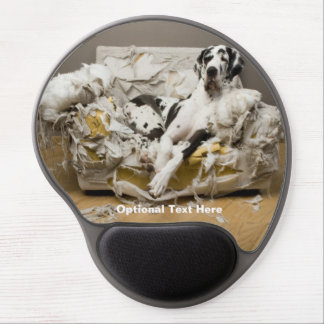 Great Dane on Chewed Sofa Mouse Pad Pet Sitter