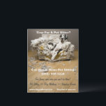 Great Dane on Chewed Sofa Pet Sitting Flyer 4x5<br><div class="desc">Perfect for Great Dane lovers, Pet Sitters, Dog Walkers. Part of our unique "Great Dane Lounging On Chewed Sofa” themed collection, this flyer features a high-quality comical image of a Great Dane casually relaxing on a chewed sofa. Visit our store for personalized gifts, apparel, and promotional material. ©Riverplace Pet Care...</div>