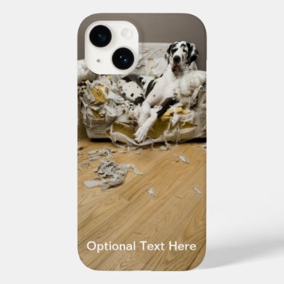 Great Dane On Sofa iPhone 14 Barely There Case 