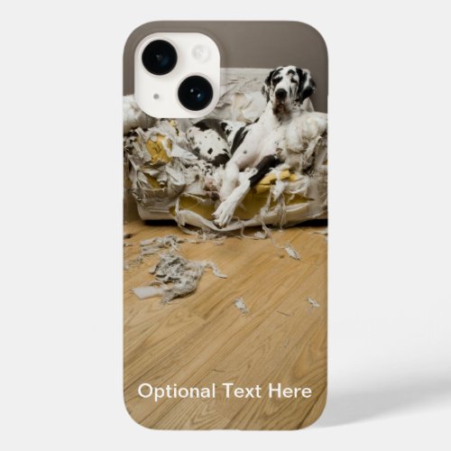 Great Dane On Sofa iPhone 14 Barely There Case 
