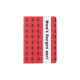 Great Dane one Line Passport Holder