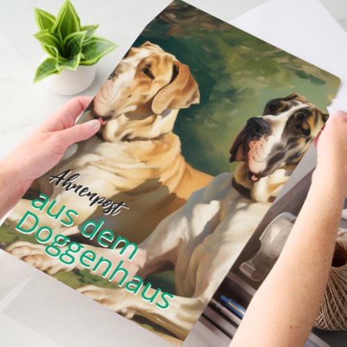Great Dane Painting Envelope Mailers