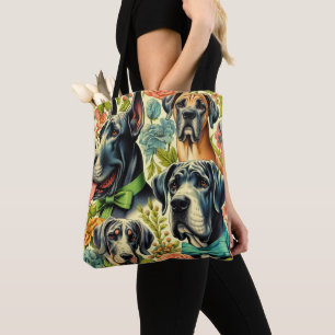 Great Dane Painting Tote Bag