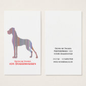 Great Dane Pastel Lines Breeder (Front & Back)