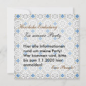 Great Dane Pattern blue (Back)