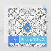 Great Dane Pattern blue (Front)