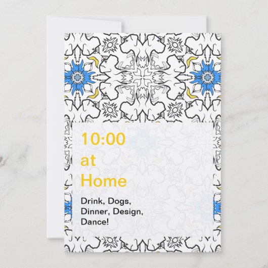 Great Dane Pattern blue (Back)