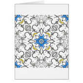 Great Dane Pattern blue Cards (Front)