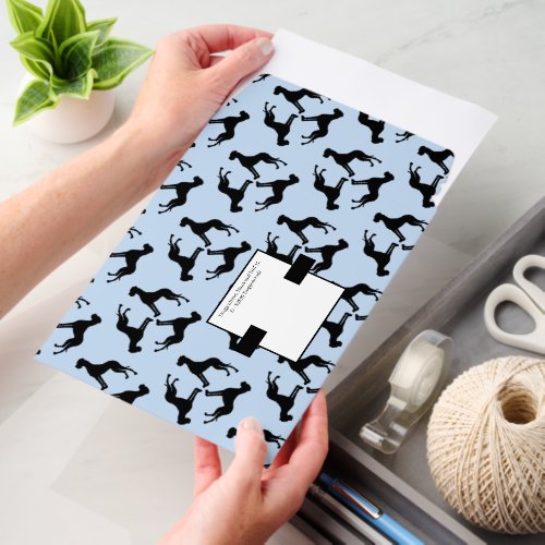 Great Dane Pattern  Envelope Mailers