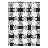 Great Dane Pattern Heads Cards (Front)