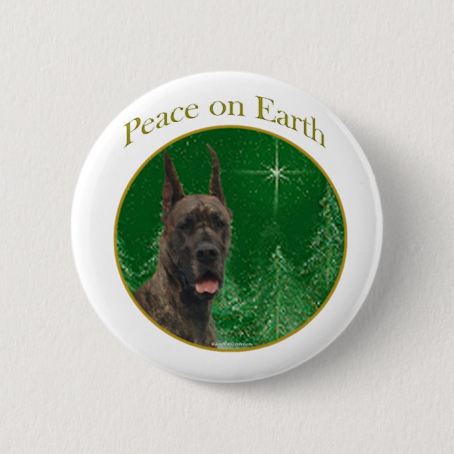 Great Dane Peace Button (Front)