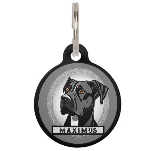 Great Dane Personalize Pet ID Tag
