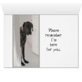 Great Dane Pet Dog Divorce Cancer I'm here for you (Inside Horizontal (Bottom))