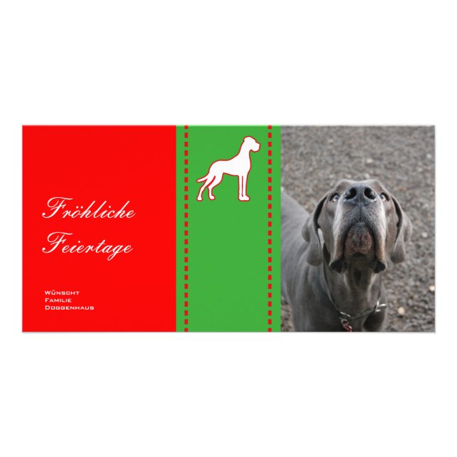 Great Dane Photo Cards (Front)