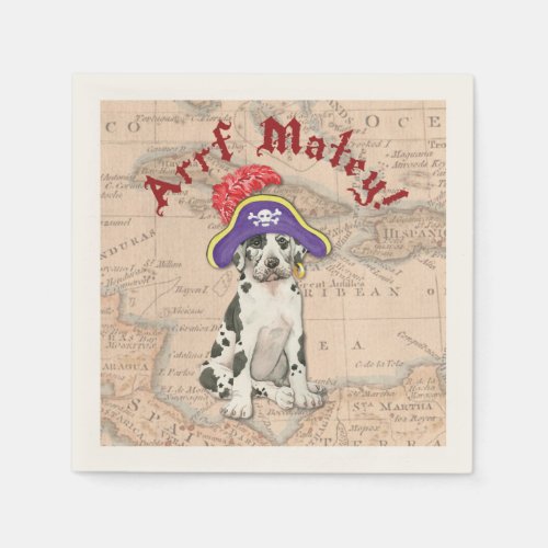 Great Dane Pirate Napkins