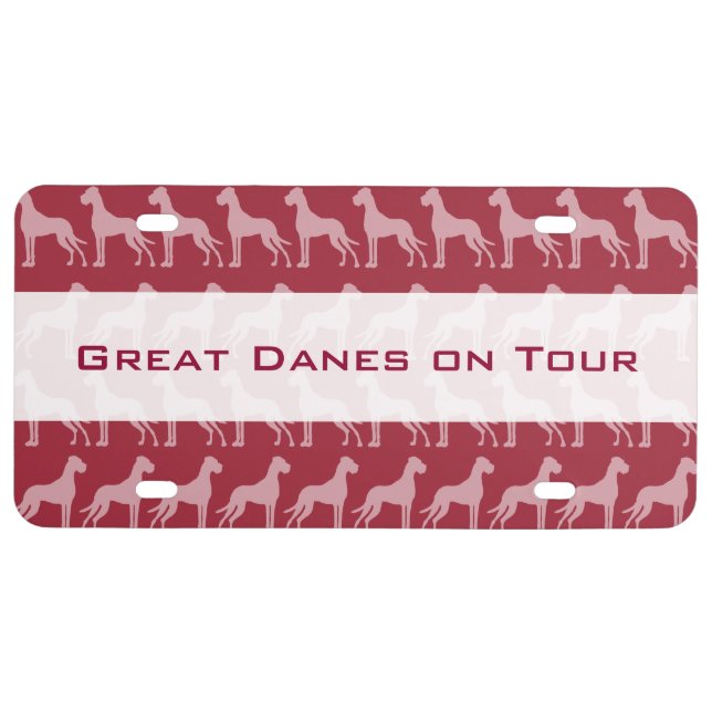 Great Dane Plates (Front)