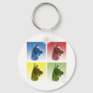 Great Dane Pop Keychain