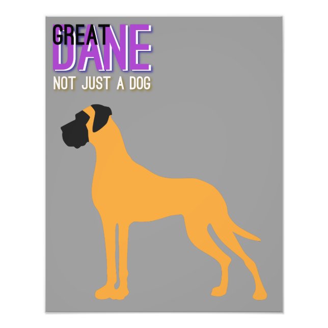 Great Dane Poster (Front)