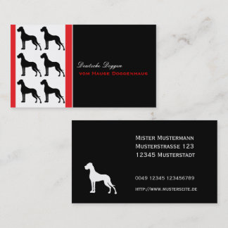 Great Dane Professional good to read Business Card