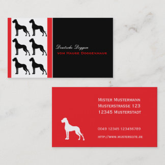 Great Dane Professional good to read Business Card