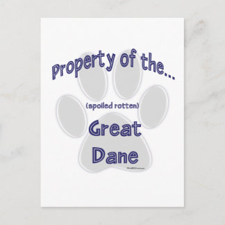 Great Dane Property Postcard