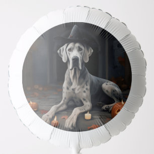 Great Dane Pumpkins Halloween Scary Flip Balloon