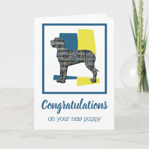 Great Dane Puppy Congratulations Greeting Card