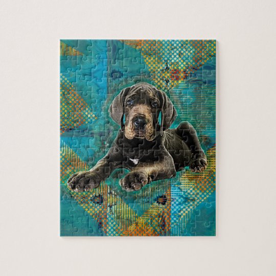 Great Dane Puppy Jigsaw Puzzle