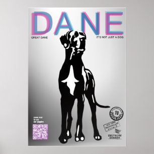 Great Dane Puppy Selling Poster