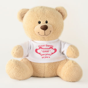 Great Dane Quote Teddy Bear