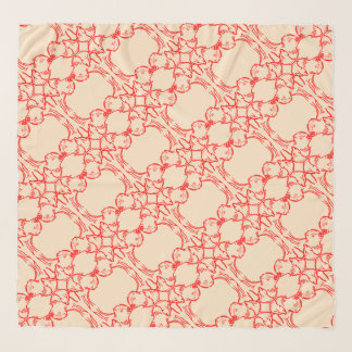 Great Dane red pattern Scarf