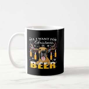 Great Dane Reindeer Beer Christmas Ornaments Xmas Coffee Mug