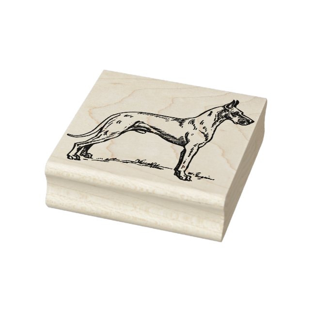 Great Dane Rubber Stamp (Stamp)