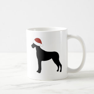 Great Dane Santa Hat Coffee Mug