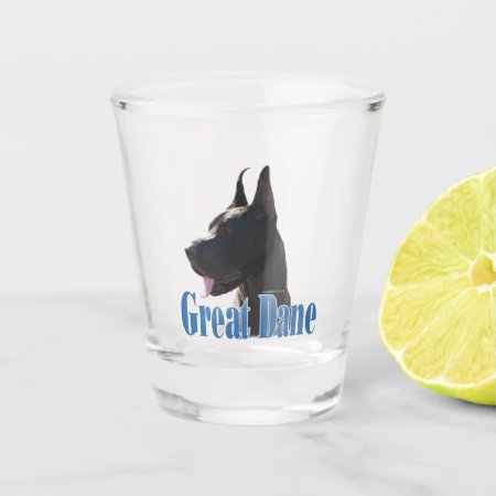 Great Dane Shot Glass