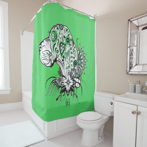 Great Dane Shower Curtain