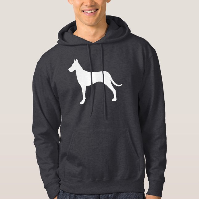 Great Dane Silhouette Hoodie (Front)