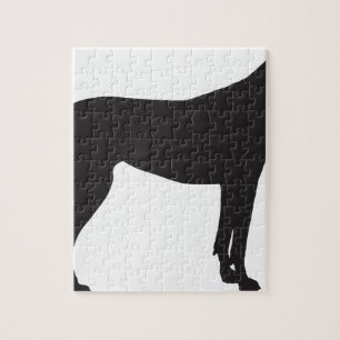 Great Dane Silhouette Jigsaw Puzzle