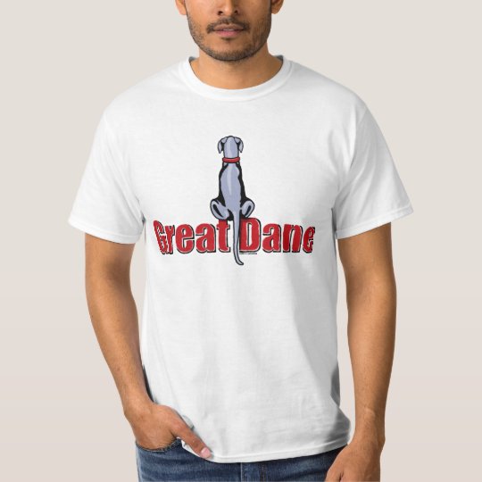 Great Dane Sit Blue UC T-Shirt