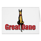 Great Dane Sit Brindle (Front Horizontal)