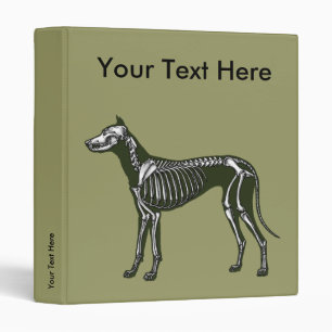 Great Dane skeleton Binder